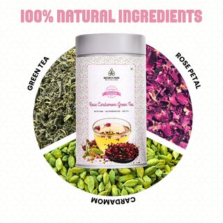 Rose Cardamom Green Tea Can 100gm Rose Cardamom Green Tea Can 100gm
