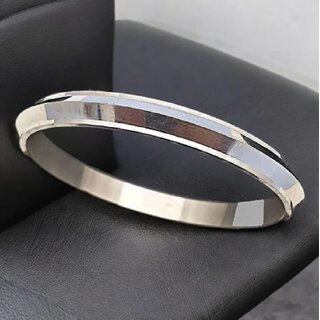 Silver Kada for Men Women Glossy Finish Everyday Wear for Unisex Bracele Silver Kada for Men Women Glossy Finish Everyday Wear for Unisex Bracele