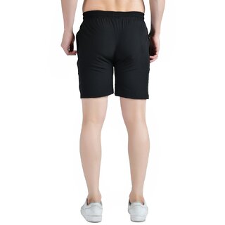 Trendy Men Kwings Men's Running & Gym Shorts - Piping Design Lycra Blend with 2 Zipper Pockets f