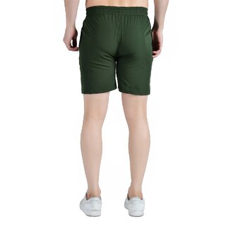Luxurious Men Kwings Men's Running & Gym Shorts - Piping Design Lycra Blend with 2 Zipper Pocket