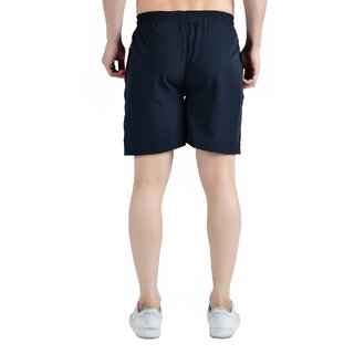 Stylish Men Kwings Men's Running & Gym Shorts - Piping Design Lycra Blend with 2 Zipper Pockets 