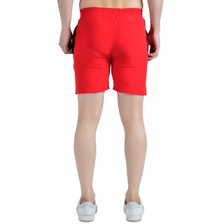 Trendy Men Kwings Men's Running & Gym Shorts - Piping Design Lycra Blend with 2 Zipper Pockets f