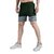Kwings Athletic Shorts for Men - Quick-Dry Lycra Blend Gym  Running Shorts with Secure Zipper Pockets
