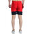 Kwings Athletic Shorts for Men - Quick-Dry Lycra Blend Gym & Running Shorts with Secure Zipper Pockets