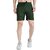 Kwings Men's Running  Gym Shorts - Piping Design Lycra Blend with 2 Zipper Pockets for Maximum Comfort