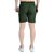 Kwings Men's Running  Gym Shorts - Piping Design Lycra Blend with 2 Zipper Pockets for Maximum Comfort