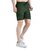 Kwings Men's Running  Gym Shorts - Piping Design Lycra Blend with 2 Zipper Pockets for Maximum Comfort