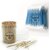 Wooden Toothpicks with Box  Cotton Buds for Ear Cleaning (100 Per Pack) 100 Toothpicks + 100 Cotton Buds Set