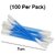 Wooden Toothpicks with Box  Cotton Buds for Ear Cleaning (100 Per Pack) 100 Toothpicks + 100 Cotton Buds Set