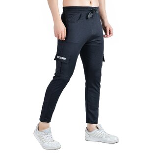 Chic Men Kwings Men's Cargo Track Pants - Comfortable  Stylish Joggers with Pockets for Gym, Yog