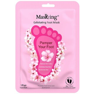                       Masking Hydrating, Deep Moisturisation and Exfoliating Foot Mask for Smooth and Silky Foot (Pack 1) 20g                                              