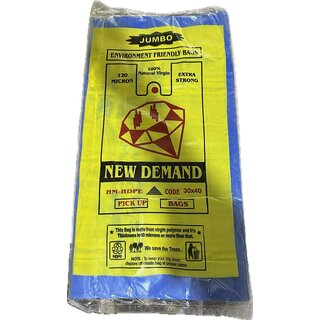 ECOPOLY Garbage Bags Large Jumbo Size Garbage Dustbin Bags For Packing Large 30 X 40 Inches Jumbo 75 L Garbage Bag For Packaging,Dustbin,Biodegradable,Blue,15 Piece ECOPOLY Garbage Bags Large Jumbo Size Garbage Dustbin Bags For Packing Large 30 X 40 Inches Jumbo 75 L Garbage Bag For Packaging,Dustbin,Biodegradable,Blue,15 Piece