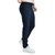 Kwings Soft NS Lycra Track Pant for Men - Comfortable Straight Fit Joggers with Secure Side Zipper Pockets Navy XXL