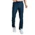 Kwings Soft NS Lycra Track Pant for Men - Comfortable Straight Fit Joggers with Secure Side Zipper Pockets Air Force M