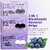 MasKing 3-in-1 Blackheads Remover Nose Strips, Bubble Cleansing, Charcoal Pore, Soothing Blueberry Extract (Pack 2)