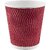 Paper Coffee Cups,Disposable Red Coffee Cups, Insulated Ripple Paper Hot Coffee Cups for Coffee Tea Hot Chocolate (200 ml, Pc) (50)