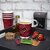 Paper Coffee Cups,Disposable Red Coffee Cups, Insulated Ripple Paper Hot Coffee Cups for Coffee Tea Hot Chocolate (200 ml, Pc) (50)