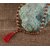 RUDRAKSHA  CLEAR QUARTZ Crystal Necklace, Mala - Handmade Jewelry, Beaded Necklace, Healing Crystals and Stones,