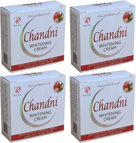 Chandni Whitening Cream - 28g (Pack Of 4)
