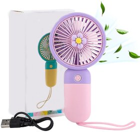 DAYBETTER Portable Mini Fan Rechargeable Hand Fan Handheld fan Lightweight Easy Portability for Indoor and Outdoor