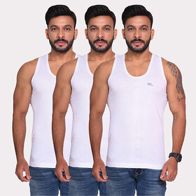 PrintCultr (Pack of3) Best Quality Super Fine Cotton Vest Pack of 3
