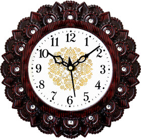 Shrijay Round Shape Analog Wall Clock 21cm X 21cm