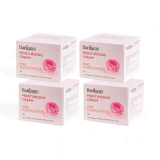Banjaras Rose Nourishing Refreshing Cream - Pack Of 4 (50g) Banjaras Rose Nourishing Refreshing Cream - Pack Of 4 (50g)