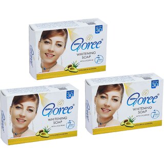Goree Whitening Soap - 100g (Pack Of 3) Goree Whitening Soap - 100g (Pack Of 3)