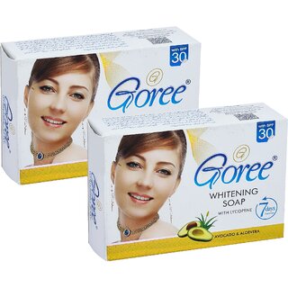 Goree Whitening Face Body Soap - Pack Of 2 (100g) Goree Whitening Face Body Soap - Pack Of 2 (100g)