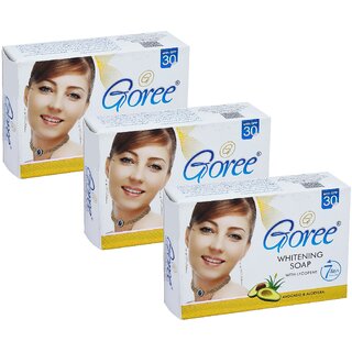 Goree Whitening Face Body Soap - Pack Of 3 (100g) Goree Whitening Face Body Soap - Pack Of 3 (100g)