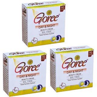 Goree Beauty Day And Night Cream - 28g (Pack Of 3) Goree Beauty Day And Night Cream - 28g (Pack Of 3)