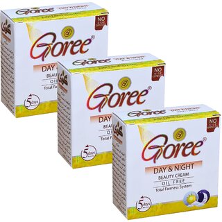 Goree Day Night Face Beauty Cream - Pack Of 3 (28g) Goree Day Night Face Beauty Cream - Pack Of 3 (28g)