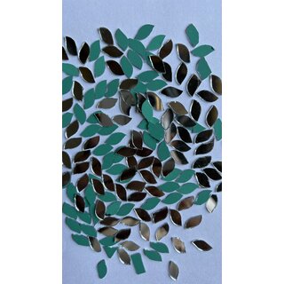 MIRROR GLASS WORLDWIDE Fancy Leaf Shape Mirrors 7x13 mm 740 Pieces 100 gm Ideal for Lippan Art, Fabric Crafting, MIRROR GLASS WORLDWIDE Fancy Leaf Shape Mirrors 7x13 mm 740 Pieces 100 gm Ideal for Lippan Art, Fabric Crafting,