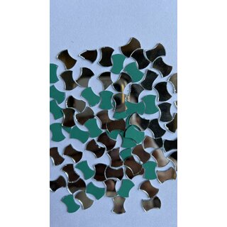 MIRROR GLASS WORLDWIDE Fancy Hourglass Shape Mirrors 10x14 mm 355 Pieces 100 gm Ideal for Lippan Art, Fabric Cra MIRROR GLASS WORLDWIDE Fancy Hourglass Shape Mirrors 10x14 mm 355 Pieces 100 gm Ideal for Lippan Art, Fabric Cra
