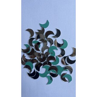 MIRROR GLASS WORLDWIDE Fancy Crescent Shape Mirrors 15x19 mm 230 Pieces 100 gm Ideal for Lippan Art, Fabric Craf MIRROR GLASS WORLDWIDE Fancy Crescent Shape Mirrors 15x19 mm 230 Pieces 100 gm Ideal for Lippan Art, Fabric Craf