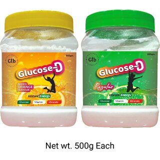 GTB Glucose -D Orange and Regular 500 Gm + 500 Gm Tangy Refreshment! (Pack Of 2) GTB Glucose -D Orange and Regular 500 Gm + 500 Gm Tangy Refreshment! (Pack Of 2)