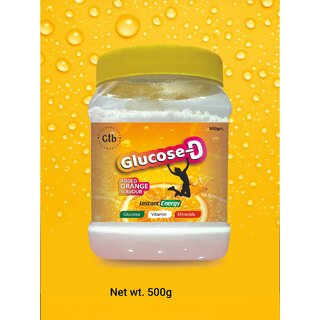 Gluce C Orange Flavour - Energize Your Day with Tangy Refreshment! (500gms)