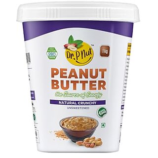 Dr. P Nut Natural Peanut Butter Crunchy 1Kg 22g Protein Unsweetened No Added Sugar or Salt Nut Butter Spread for Pre Post-Workout Cholesterol Free Zero Trans Fat Creamy Peanut Butter Dr. P Nut Natural Peanut Butter Crunchy 1Kg 22g Protein Unsweetened No Added Sugar or Salt Nut Butter Spread for Pre Post-Workout Cholesterol Free Zero Trans Fat Creamy Peanut Butter