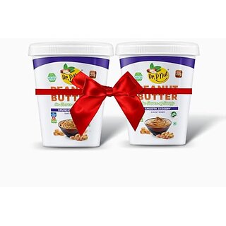                       Dr. P Nut smooth jaggery  crunchy jaggery 227GM Pack of 2  High in Protein  Vegan  Cholesterol Free  No Hydrogenated Oil  NO Trans-Fat  No refined sugar  No artificial ingredients  Non GMO (227gm crunchy smooth jaggery)                                              