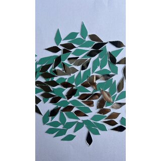 MIRROR GLASS WORLDWIDE Fancy Slim Leaf Shape Mirrors 8x21 mm 390 Pieces 100 gm Ideal for Lippan Art, Fabric Craf MIRROR GLASS WORLDWIDE Fancy Slim Leaf Shape Mirrors 8x21 mm 390 Pieces 100 gm Ideal for Lippan Art, Fabric Craf