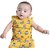 Kid Kupboard Cotton Baby Boys T-Shirt and Short Set, Light Yellow, Sleeveless, 3-6 Months KIDS7526
