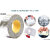 Leak-Proof Aluminum Tape for HVAC Systems 10 cm Butyl Tape(Silver Pack of 1)