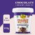 DR P NUT Peanut Butter Chocolate & Jaggery Spread Crunchy | 26g Protein | Vegan Peanut Butter | 100% Pure Roasted Peanuts | Non GMO | Gluten & Cholesterol Free Nut Butter Combo Pack (227g + 227g)