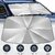 Car Windshield Sun Shade Umbrella, Foldable Car Umbrella Sunshade Cover UV Block for Car Front Windshield, Full Cover Windshield Sun Shade for Most Vehicles, SUV, Trucks