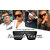 UV Protection, Gradient, Polarized, Night Vision, Riding Glasses, Others Retro Square, Shield Sunglasses (Free Size) (For Men & Women, Black)