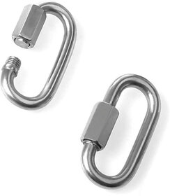 MCS Carabiner Locking Carabiner (Silver) (Pack of 30)
