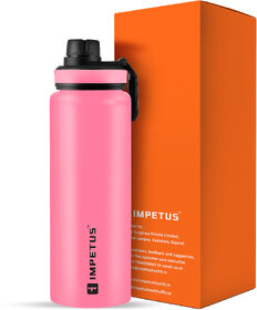 IMPETUS Water Sipper Stainless Steel Water Bottle 1 Litre, Leakproof, Rust free