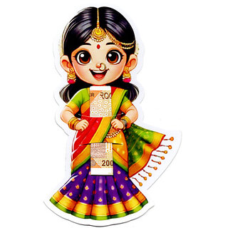                       MCS RAKSHA BANDHAN GIRL10 Envelopes (Pack of 10 Multicolor)                                              