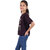 Kid Kupboard Cotton Girls T-Shirt, Purple, Half-Sleeves, 9-10 Years KIDS7531