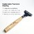 SHAVECO Edge 3 Bamboo Razor 1 Handle with 2 Cartridges